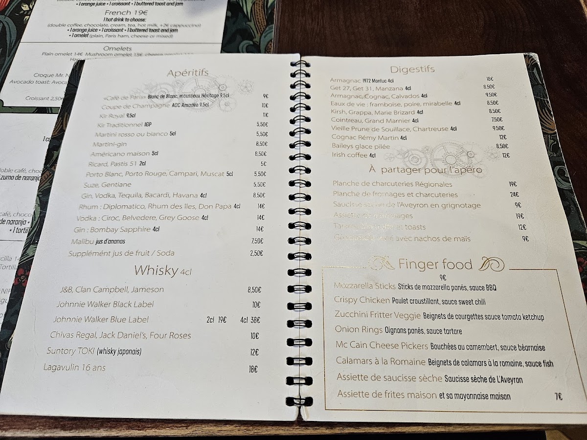 Menu Cafe Du Cadran-4