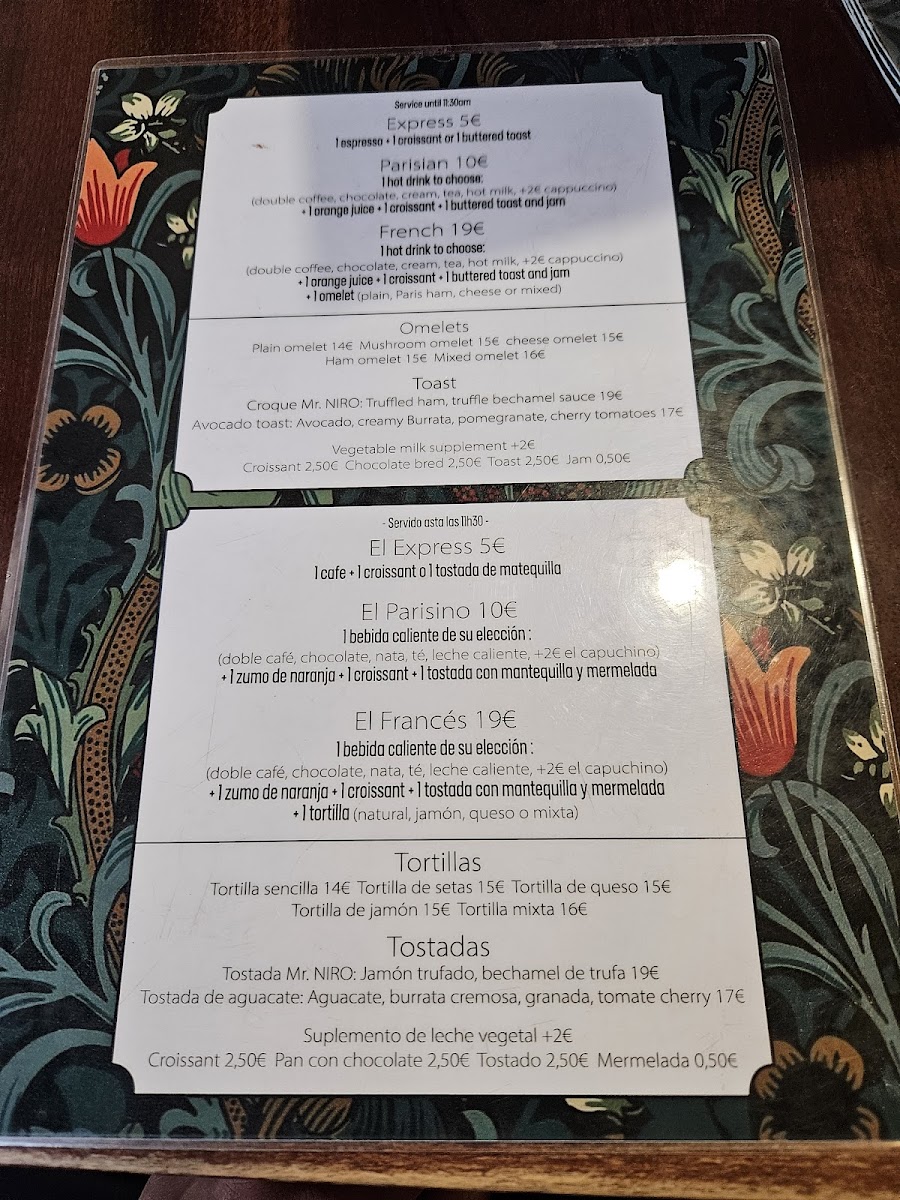 Menu Cafe Du Cadran-6