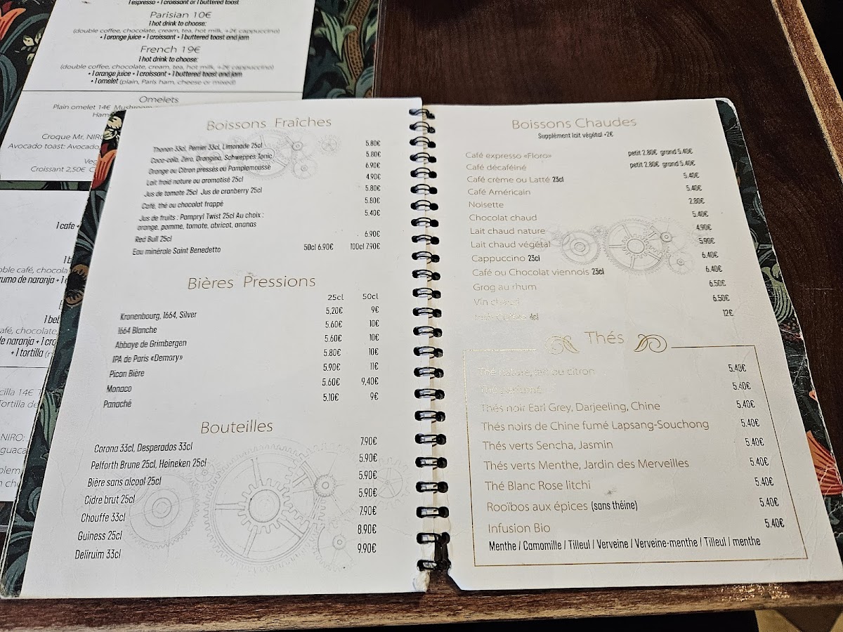 Menu Cafe Du Cadran-9